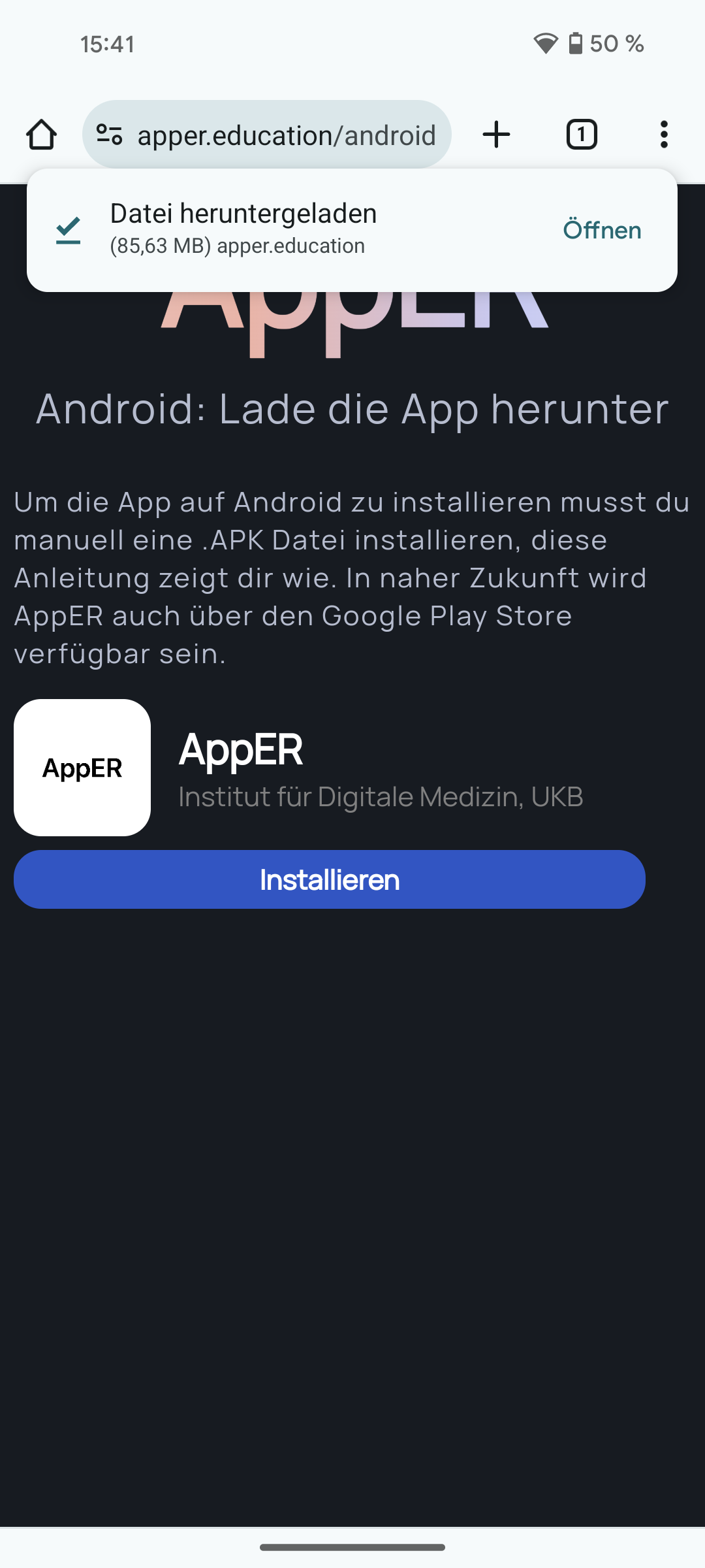 Android Installation Step 3