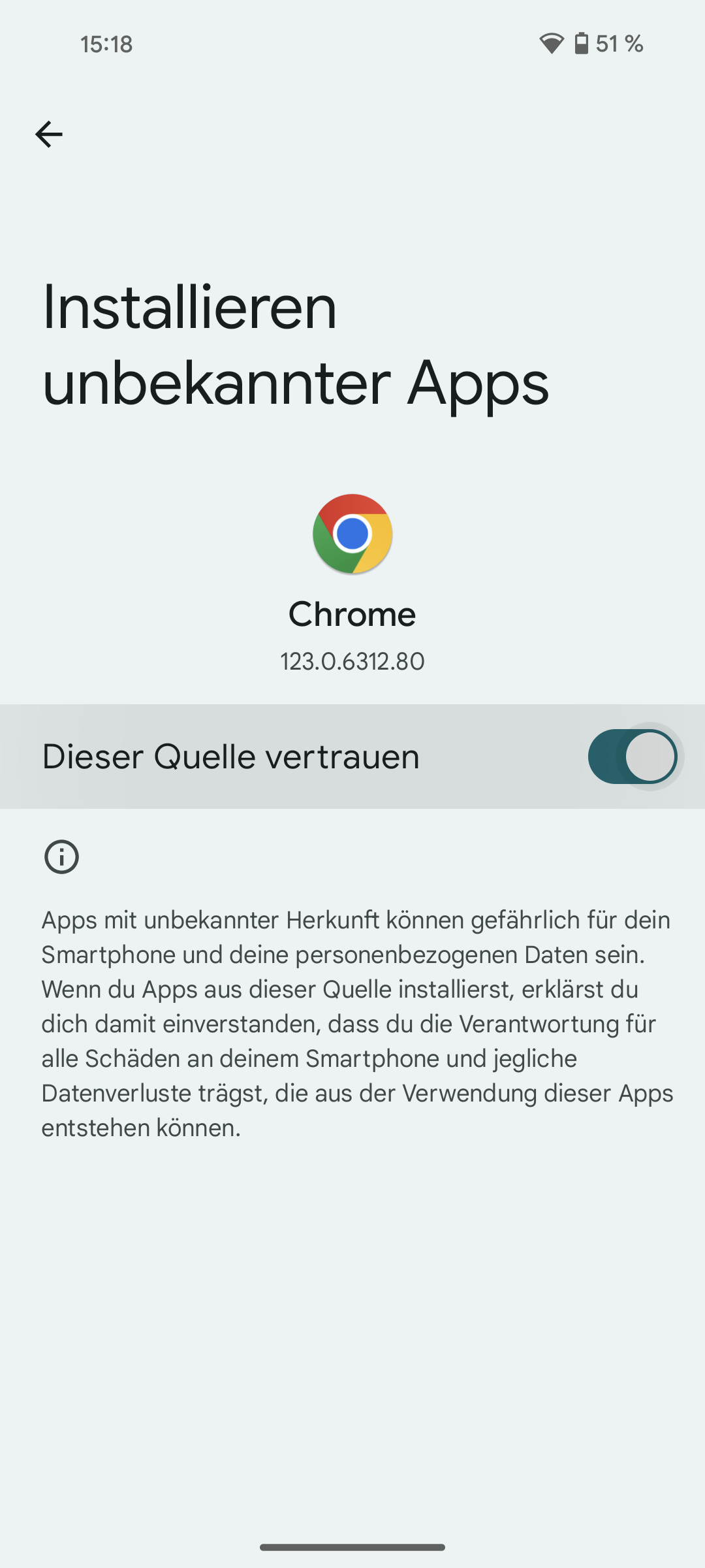 Android Installation Step 5