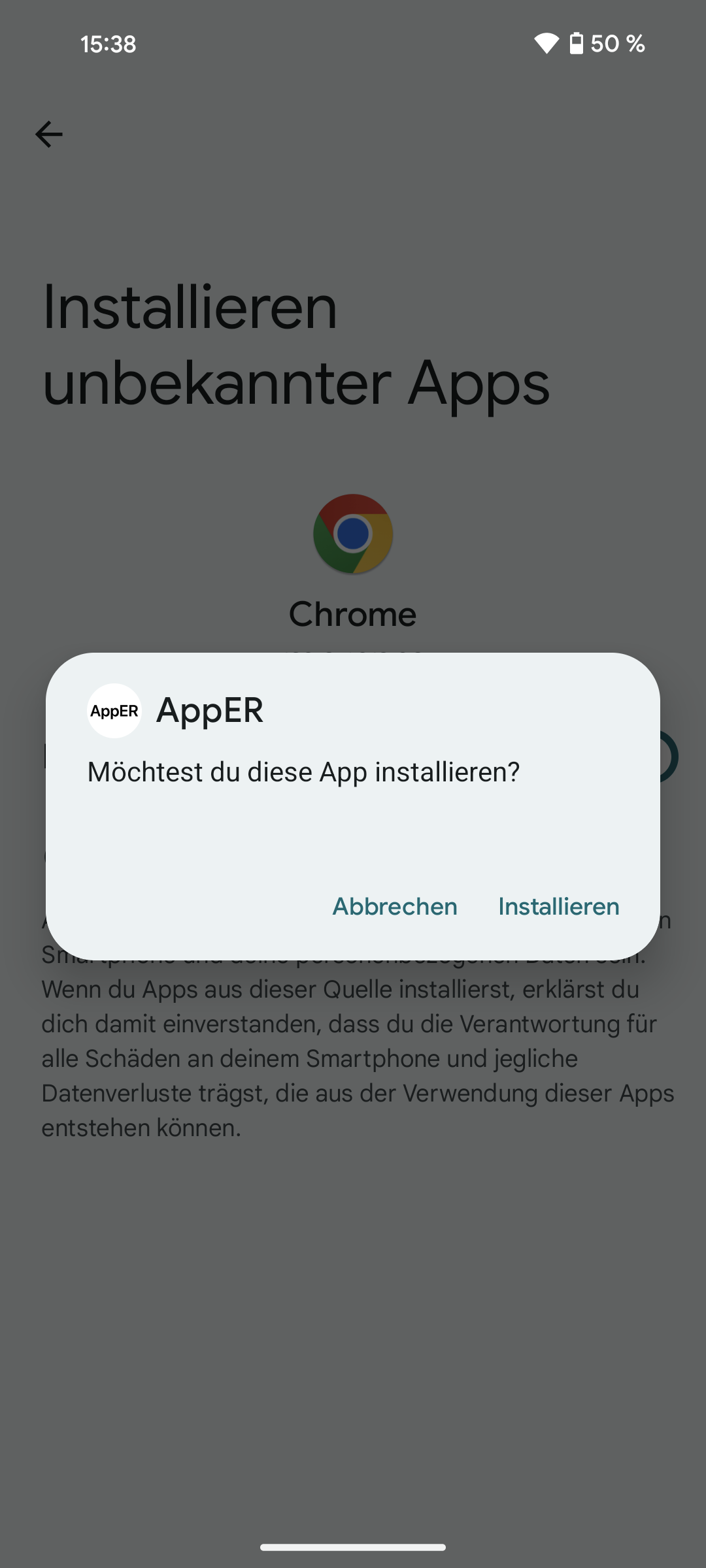 Android Installation Step 6